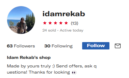 Depop Store Preview